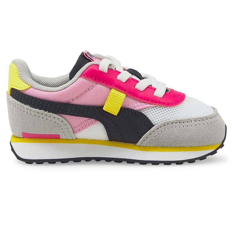 Puma Future Rider Splash Toddlers Shoes White/Pink US 5, White/Pink, rebel_hi-res