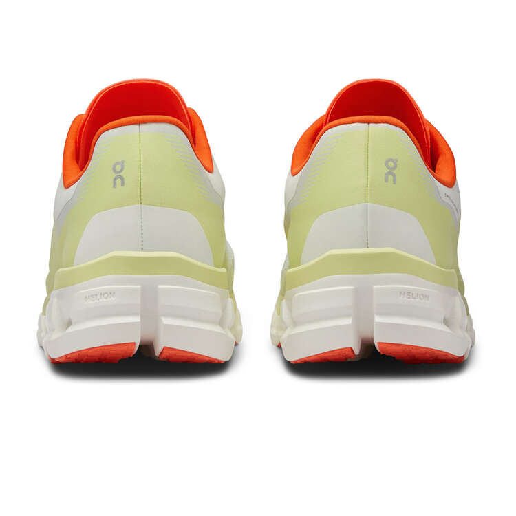 On Cloudflow 4 Mens Running Shoes, White/Orange, rebel_hi-res