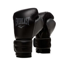 Everlast Powerlock2 Training Boxing Gloves Black 10oz, Black, rebel_hi-res