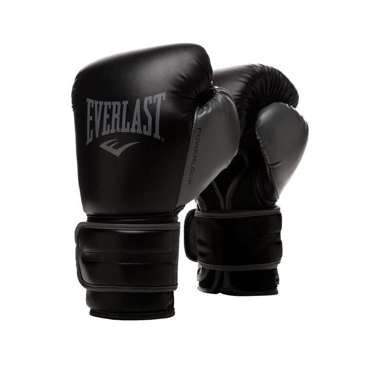 Everlast Powerlock2 Training Boxing Gloves, Black, rebel_hi-res