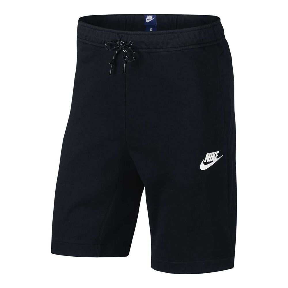 Nike Sportswear Mens Advance 15 Fleece Shorts Black / White XL Adult ...