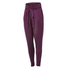 Ell & Voo Womens Hazel Relaxed Knitted Pants Purple XXS, Purple, rebel_hi-res