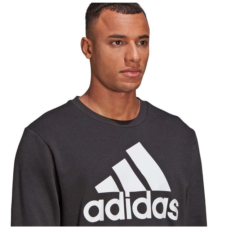 adidas Mens Big Logo Sweatshirt, Black, rebel_hi-res