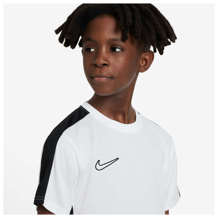 Nike Kids Dri-FIT Academy 23 Football Top, White, rebel_hi-res