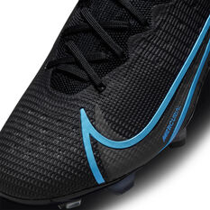 Nike Mercurial Superfly 8 Elite Football Boots, Black/Grey, rebel_hi-res