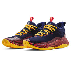 Under Armour Curry HOVR Splash Basketball Shoes, Navy, rebel_hi-res