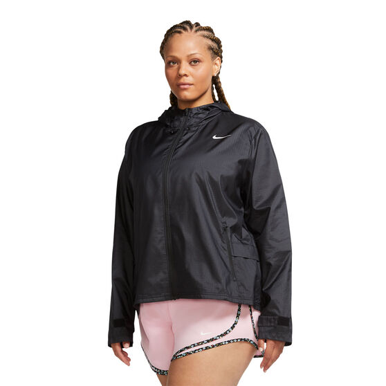 Nike Womens Sportswear Essential Running Jacket, Black, rebel_hi-res