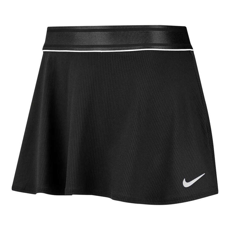 Nike Womens Court Dri-FIT Tennis Skirt Black L, Black, rebel_hi-res