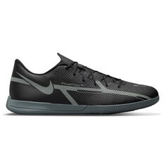 Nike Phantom GT2 Club Indoor Soccer Shoes Black/Grey US Mens 7 / Womens 8.5, Black/Grey, rebel_hi-res