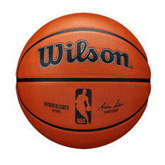 Wilson NBA Authentic Outdoor Basketball Brown 5, Brown, rebel_hi-res