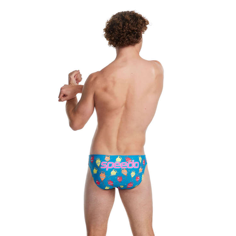 Men's Colorful Casual Brazilain Boxer Underwear Cheeky Swim Trunks