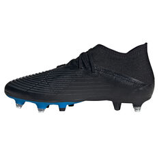 adidas Predator Edge .3 SG Football Boots Black/White US Mens 7 / Womens 8, Black/White, rebel_hi-res