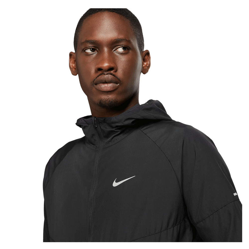 Nike Mens Repel Miller Running Jacket Black L | Rebel Sport