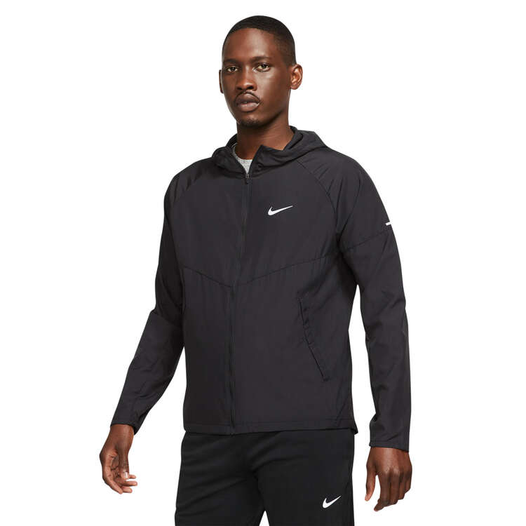 Nike Mens Repel Miler Running Jacket Black S, Black, rebel_hi-res