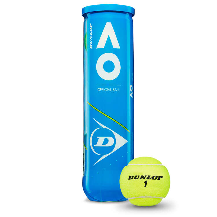 Dunlop  Australian Open Tennis Balls 4 Pack, , rebel_hi-res