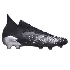 adidas Predator Freak .1 Football Boots Black US Mens 4 / Womens 5, Black, rebel_hi-res