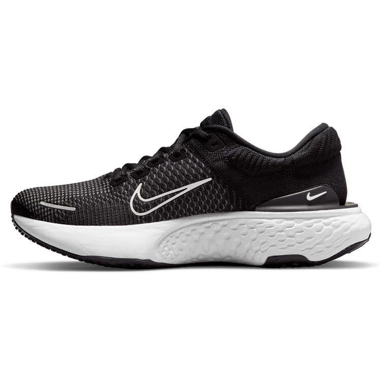 Nike ZoomX Invincible Run Flyknit 2 Mens Running Shoes Black/White US 7, Black/White, rebel_hi-res