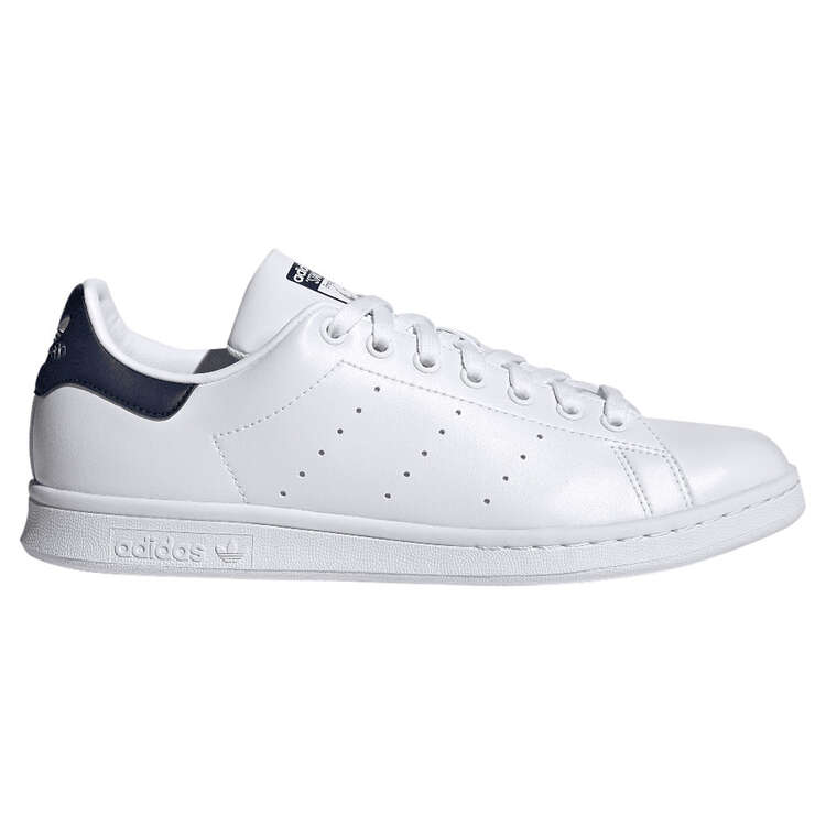 adidas Originals Stan Smith Casual Shoes, White/Navy, rebel_hi-res