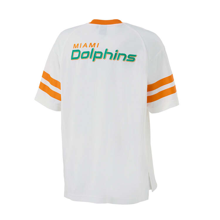 Miami Dolphins Mens Replica Jersey, White, rebel_hi-res