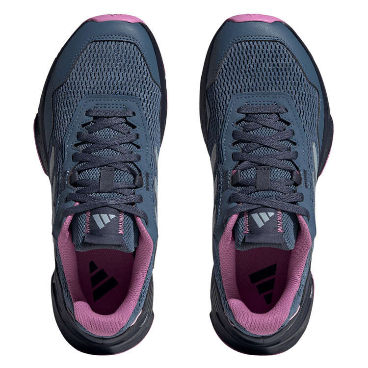 adidas Terrex Tracefinder Womens Trail Running Shoes, Navy/Purple, rebel_hi-res