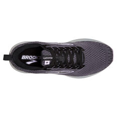 Brooks Levitate 5 Womens Running Shoes, Black/Lilac, rebel_hi-res