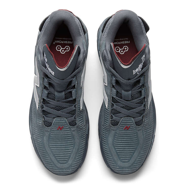 New Balance Fresh Foam Basketball Shoes, Grey, rebel_hi-res