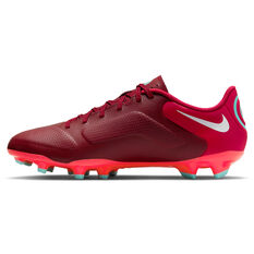 Nike Tiempo Legend 9 Academy Football Boots, Red/Green, rebel_hi-res