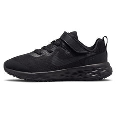 Nike Revolution 6 PS Kids Running Shoes Black US 11, Black, rebel_hi-res