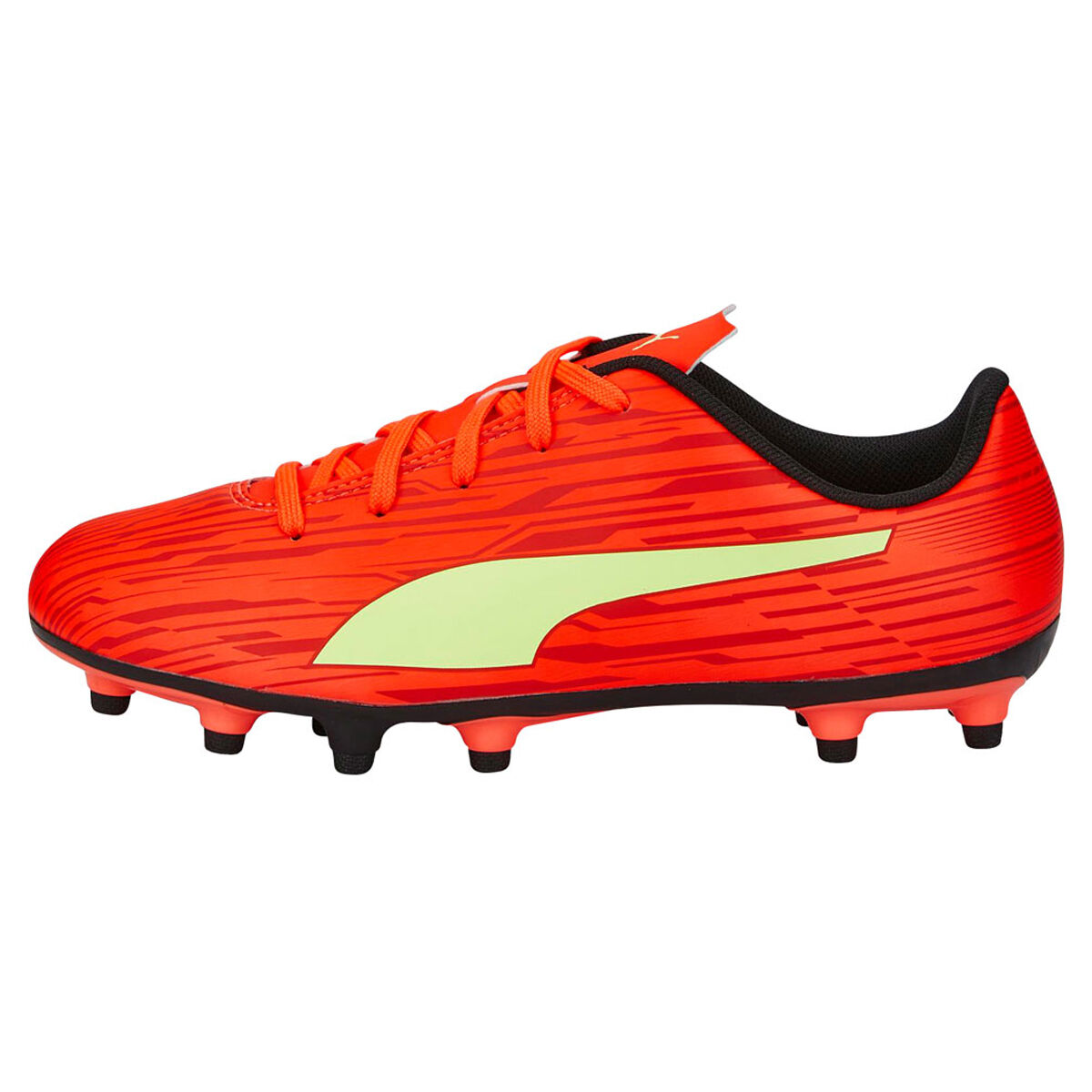 OUTVIE Breathable High-Top Football Boots with Cleat for Unisex Boys/Girls Soccer Shoes 