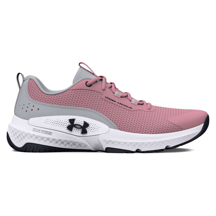 Under Armour Dynamic Select Womens Training Shoes, Pink/Grey, rebel_hi-res