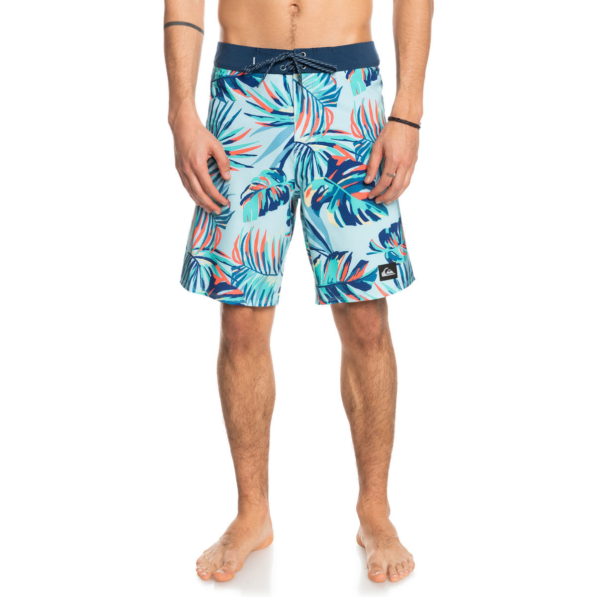Boys Juniors American Flag with Eagle Beach Swim Trunks Quick Dry Board Shorts 