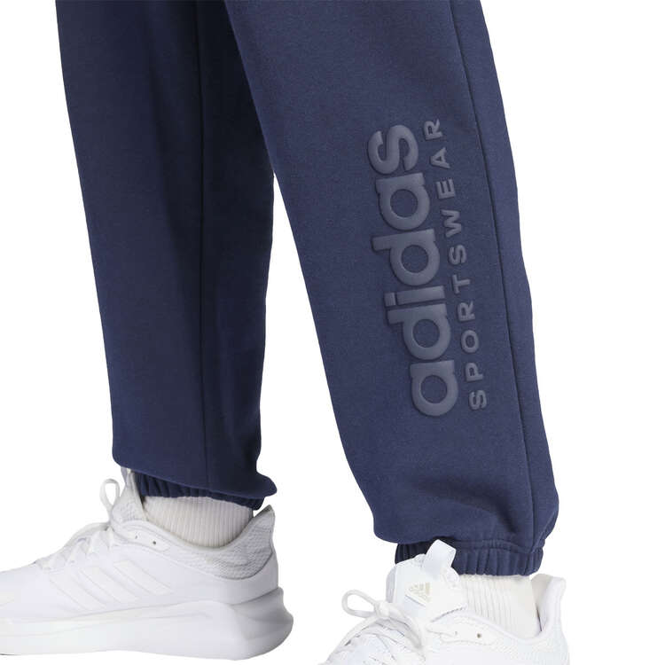 adidas Mens ALL SZN Fleece Graphic Track Pants, Navy, rebel_hi-res