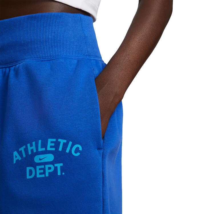 Nike Womens Sportswear Oversized Fleece Pants, Blue, rebel_hi-res