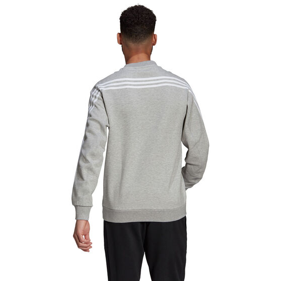adidas Mens FI Sweatshirt Grey XL, Grey, rebel_hi-res