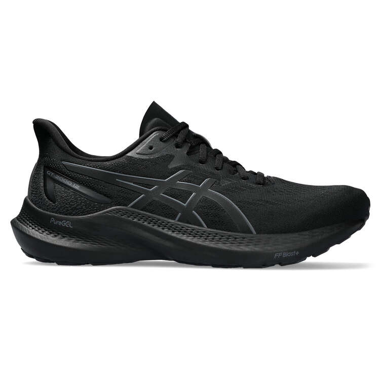 Asics GT 2000 12 2E Mens Running Shoes Black US 7, Black, rebel_hi-res
