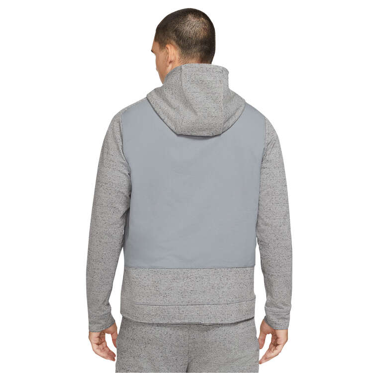 Nike Mens Dri-FIT Yoga Jacket Grey XL, Grey, rebel_hi-res