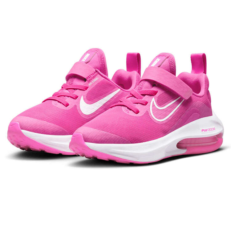 Nike Air Zoom Arcadia 2 PS Kids Running Shoes, Fushia/White, rebel_hi-res