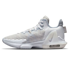 Nike LeBron Witness 6 Basketball Shoes, White, rebel_hi-res
