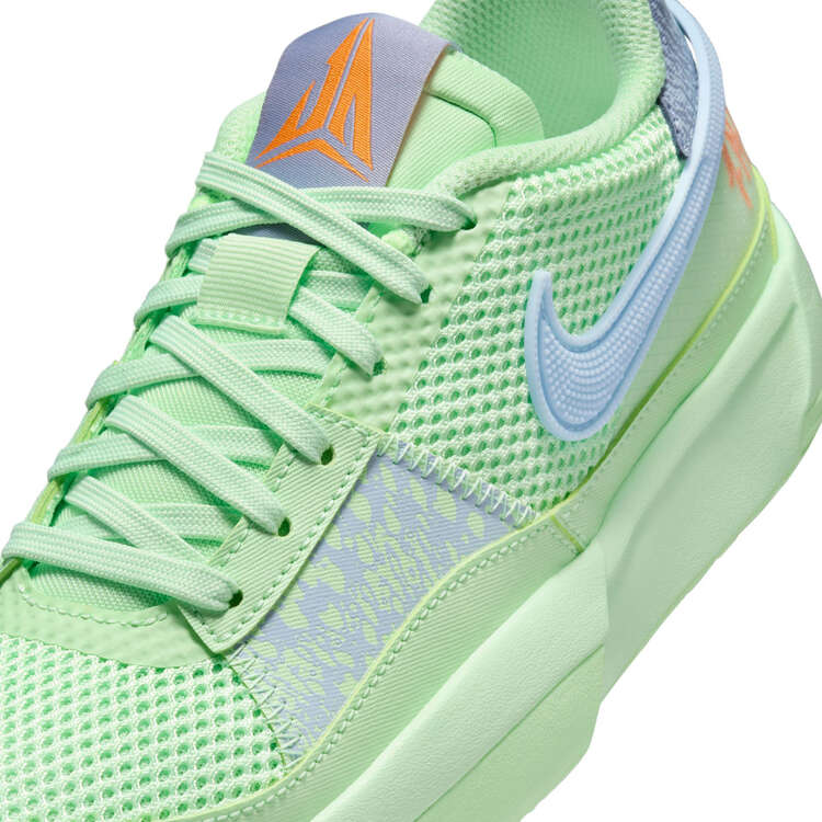 Nike Ja 1 Mismatched GS Kids Basketball Shoes, Orange/Green, rebel_hi-res
