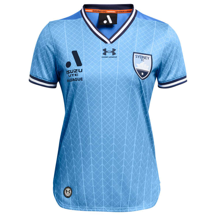 Under Armour Womens Sydney FC 2023/24 Home Football Jersey Blue S, Blue, rebel_hi-res