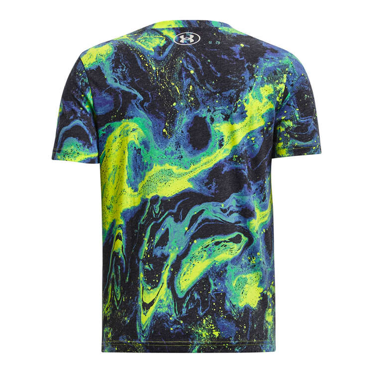 Under Armour Boys Project Rock Marble Tee Print XS, Print, rebel_hi-res
