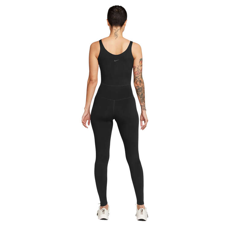 Nike One Womens Dri-FIT Bodysuit, Black, rebel_hi-res