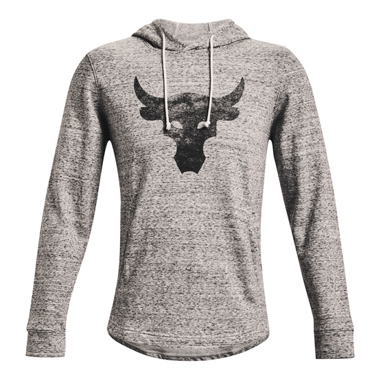 Under Armour Project Rock Mens Terry Hoodie, , rebel_hi-res