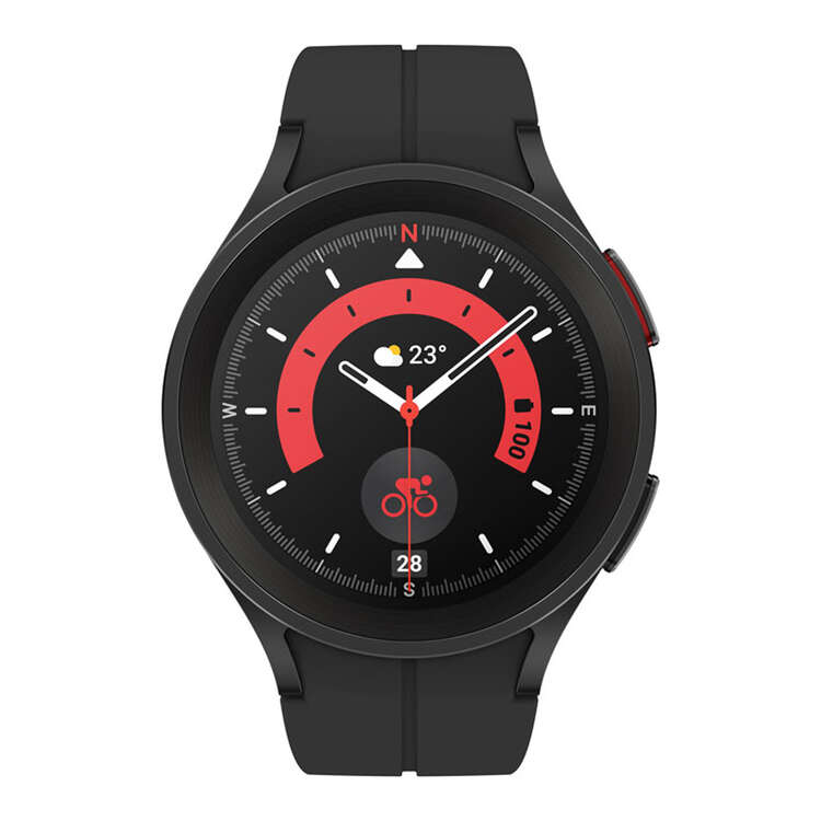 Samsung Galaxy Watch5 Pro Titanium BT 45mm - Black/Titanium, , rebel_hi-res