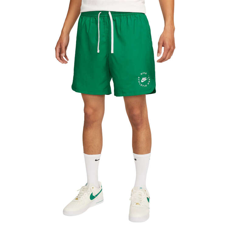 Nike Mens Club Woven Lined Flow Shorts, Green, rebel_hi-res