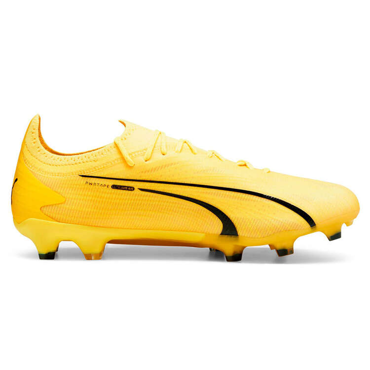 Puma Ultra Ultimate Football Boots Yellow/White US Mens 7 / Womens 8.5, Yellow/White, rebel_hi-res