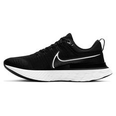 Nike React Infinity Run Flyknit 2 Mens Running Shoes Black/Grey US 7, Black/Grey, rebel_hi-res