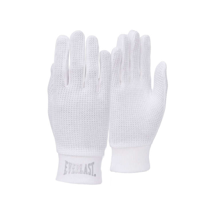 Everlast Cotton Glove Liners White S/M, White, rebel_hi-res