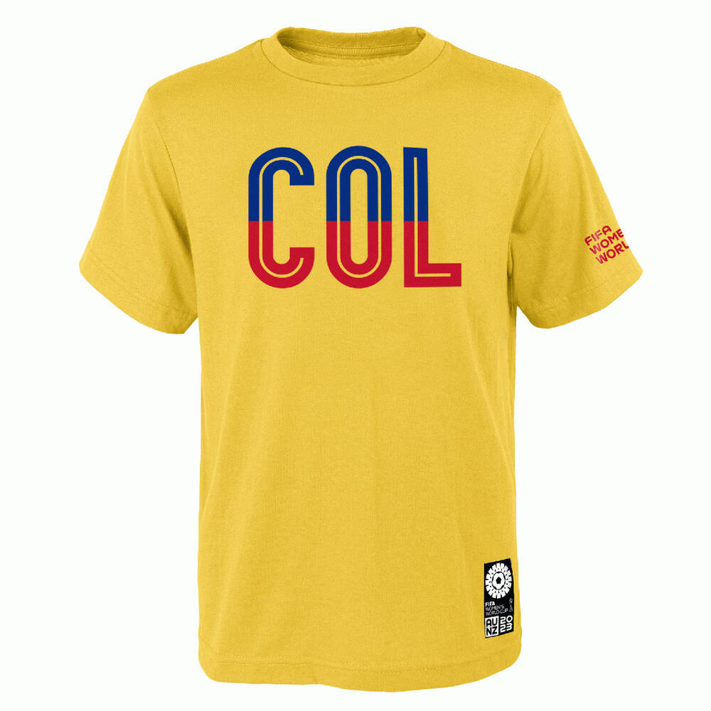 Colombia 2023 Football Supporter Tee Yellow M | Rebel Sport
