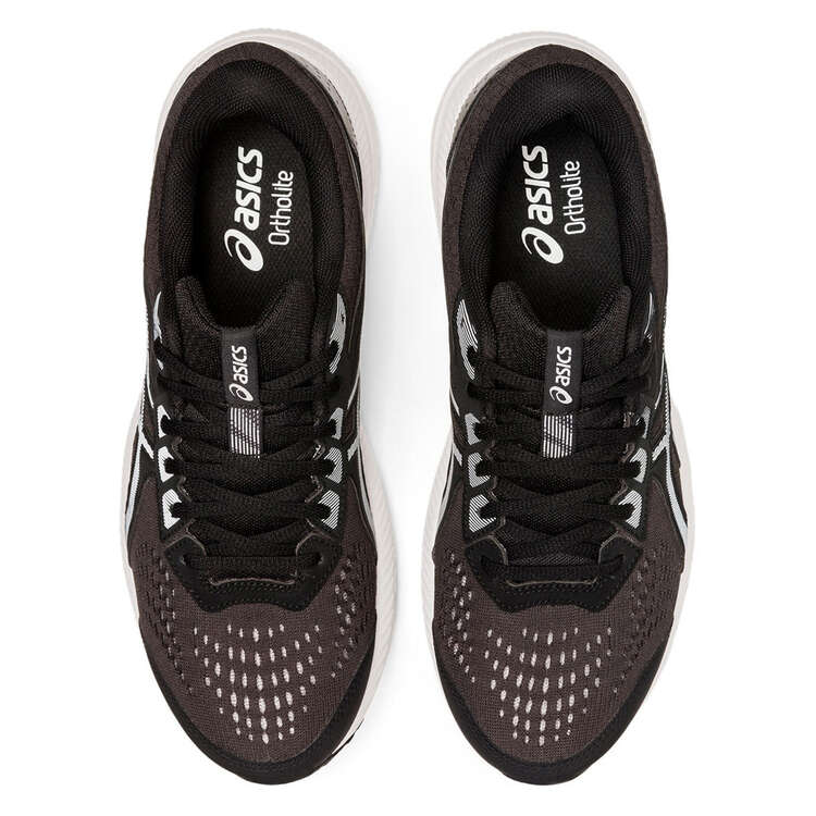 Asics GEL Contend 8 Mens Running Shoes, Black/White, rebel_hi-res